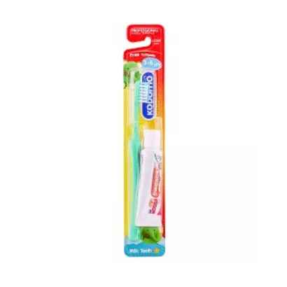 Kodomo Children (6 yrs+) Toothbrush & Orange Paste each